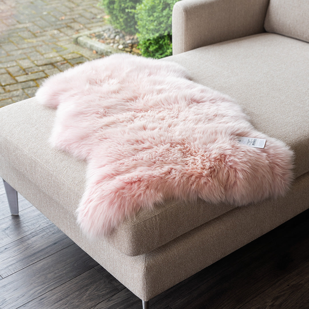 Lammfell aus Neuseeland | Rosa