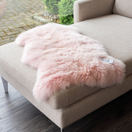 Lammfell aus Neuseeland | Rosa